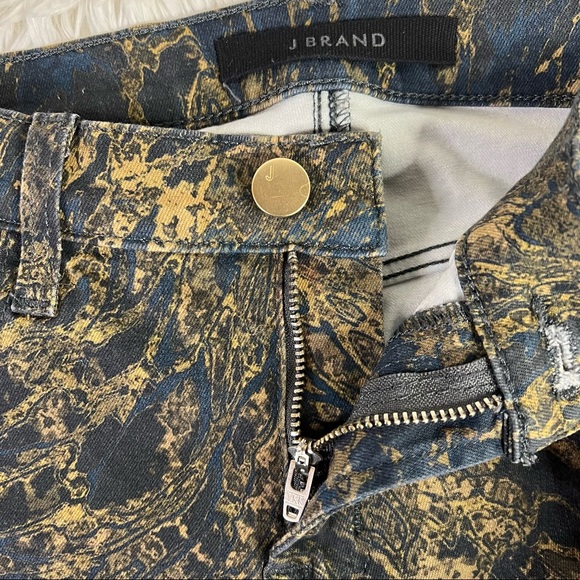 NEW J Brand Alana High Rise Crop Skinny Jeans in Gold Wave Women’s Size 24 - Picture 4 of 16